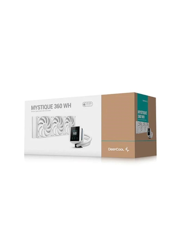DEEPCOOL Vodní chladič MYSTIQUE 360 WH, ARGB, 3x 120mm, AM5, LGA1851, bílá