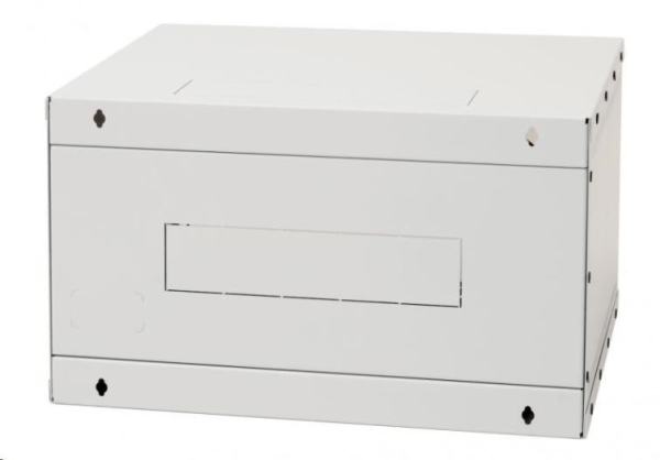 TRITON 19" jednodílný rozvaděč 4U/400mm - rozložený FLAT PACK, černý