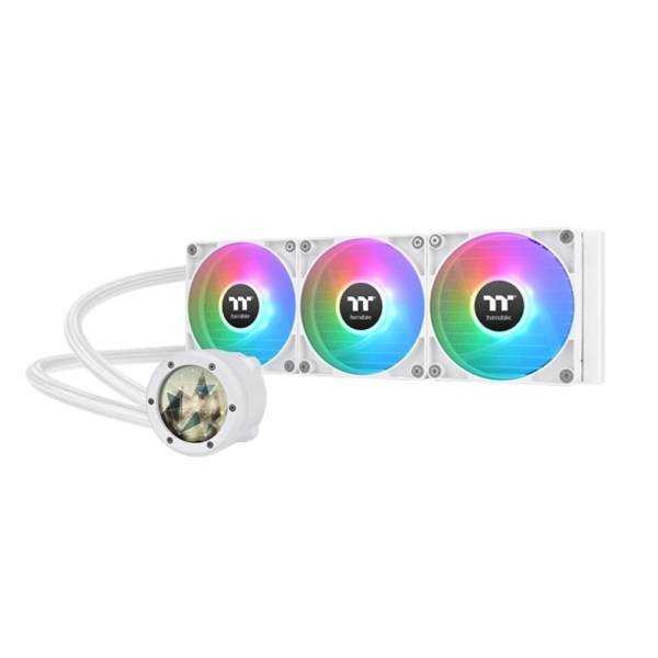 THERMAL TAKE Vodní chladič TH360 V2 Ultra ARGB, 3x120mm ARGB, LGA1851, AM5, bílá