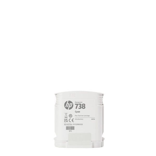 HP 738 130-ml Yellow DesignJet Ink Cartridge