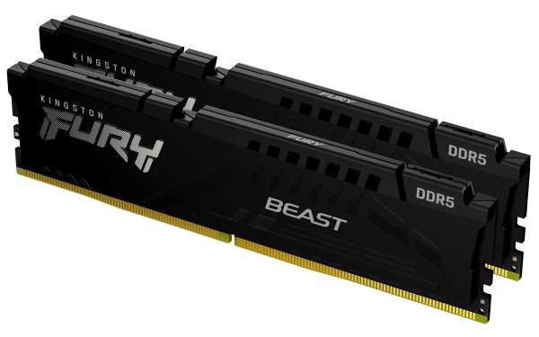 KINGSTON DIMM DDR5 128GB (Kit of 2) 5600MT/s CL40 FURY Beast Černá