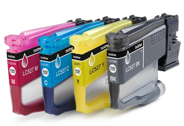 Brother LC527 Value Pack - 4-balení - cerná, žlutá, azurová, purpurová - originální - závesný box - inkoustová cartridge - pro Brother MFC-J4350DW, MFC-J4550DW
