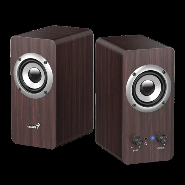 GENIUS repro SP-HF400 10W RMS 2.0 tmavé dřevo
