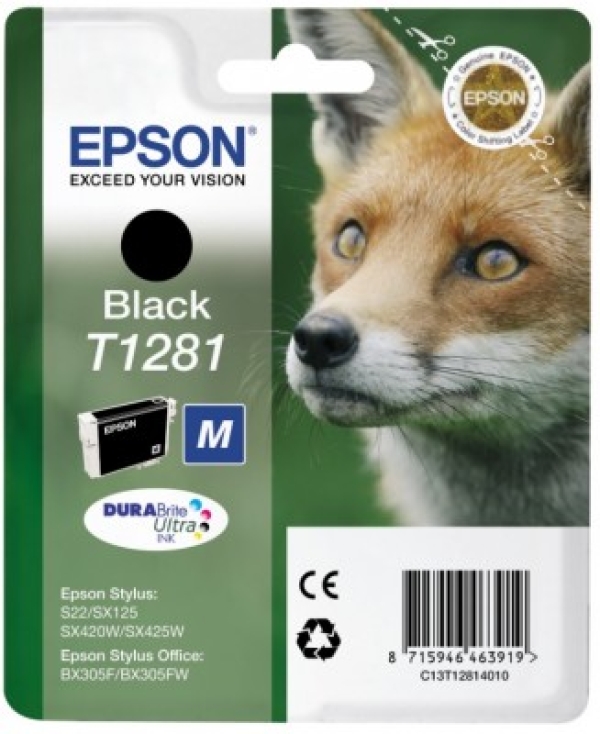 Náplň Epson C13T12814011 (M) černá blistr