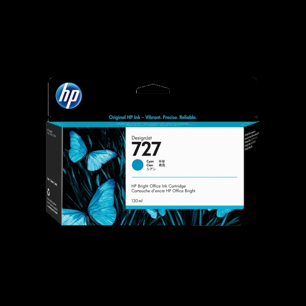 Náplň HP č.727, B3P19A azurová