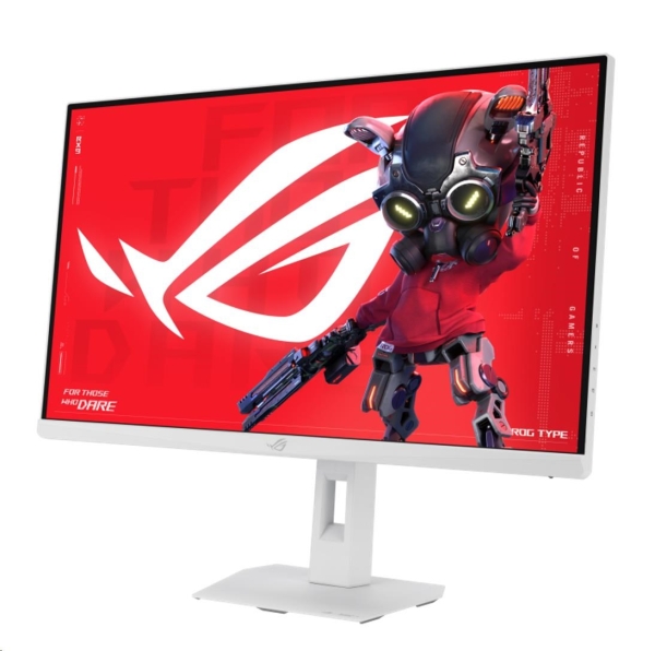 ASUS LCD 27" XG27ACMES-W ROG Strix, 2560x1440, 350nits, 255Hz, 1ms, HDR10, VESA, DP, HDMI, USB-C, White