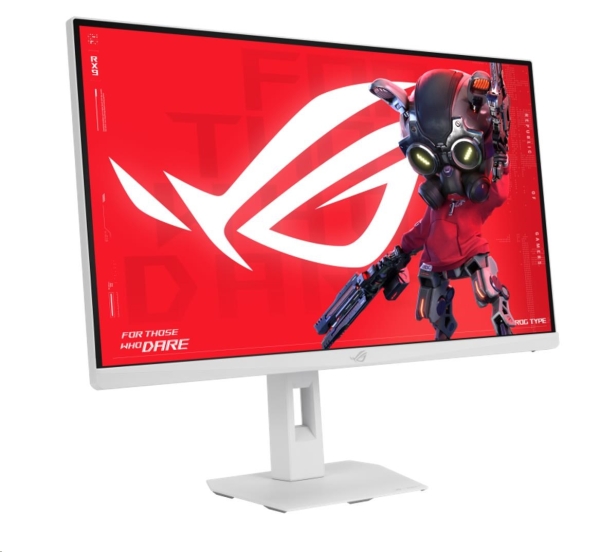 ASUS LCD 27" XG27ACMES-W ROG Strix, 2560x1440, 350nits, 255Hz, 1ms, HDR10, VESA, DP, HDMI, USB-C, White