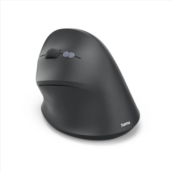 Hama vertikální ergonomická bezdrátová myš EWM-600L, pro leváky, nabíjecí, Multi Device