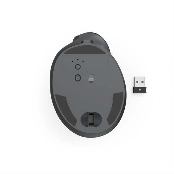 Hama vertikální ergonomická bezdrátová myš EWM-600L, pro leváky, nabíjecí, Multi Device