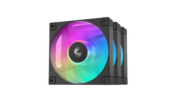 DEEPCOOL Ventilátor FD12 ARGB 3v1, 3x120mm, ARGB, černá