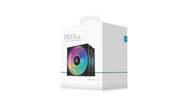 DEEPCOOL Ventilátor FD12 ARGB 3v1, 3x120mm, ARGB, černá