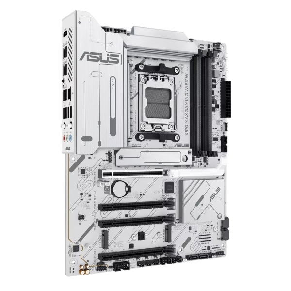 MB ASUS X870 Max Gaming WIFI7 W /AM5/4xDDR5/M.2/W7+BT5.4/HDMI/USB4/ATX/White