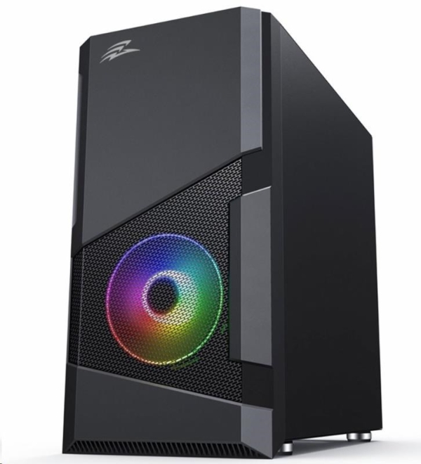 EVOLVEO M5, case mATX, průhledná bočnice, černá