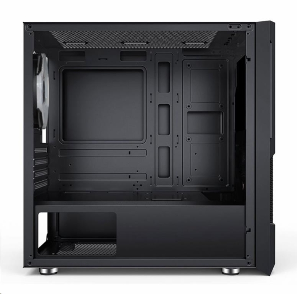 EVOLVEO M5, case mATX, průhledná bočnice, černá