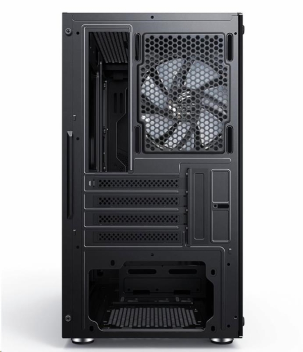 EVOLVEO M5, case mATX, průhledná bočnice, černá