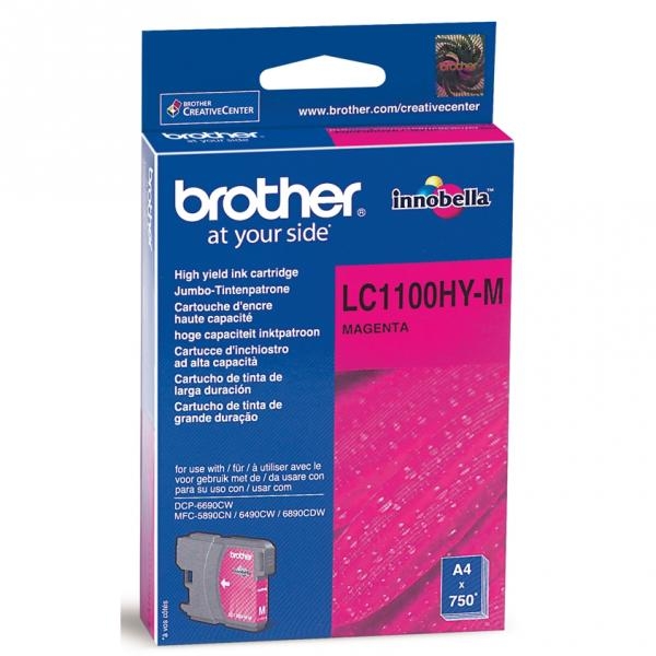 Náplň Brother LC-1100HYM purpurová