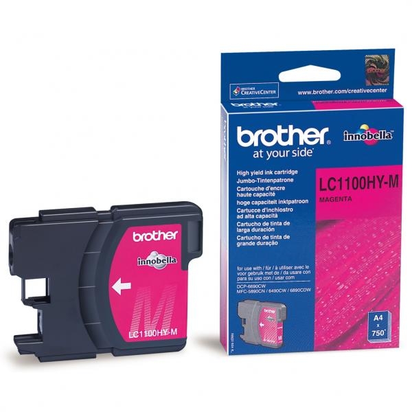 Náplň Brother LC-1100HYM purpurová