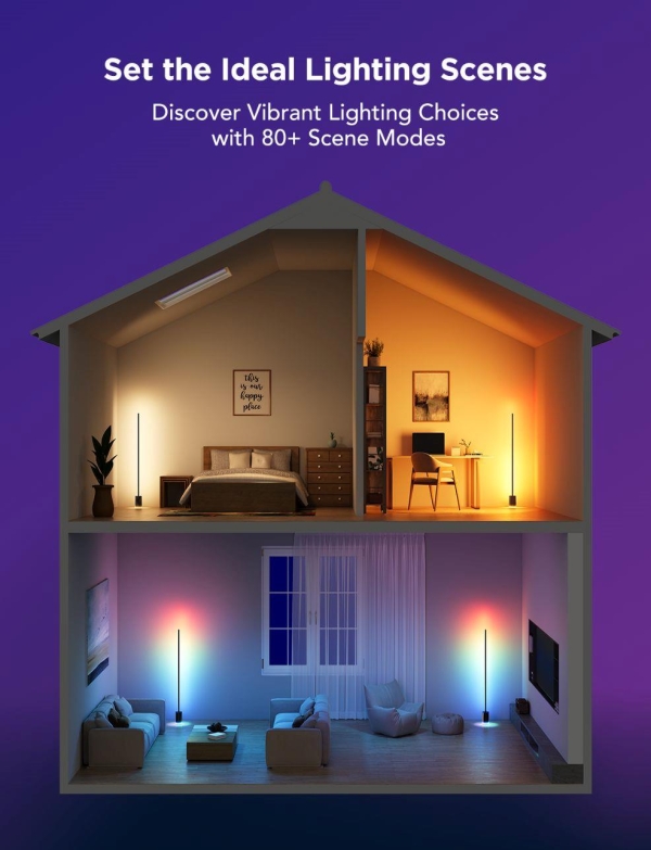 Govee Floor Lamp 2 MATTER RGBICWW Smart lampa