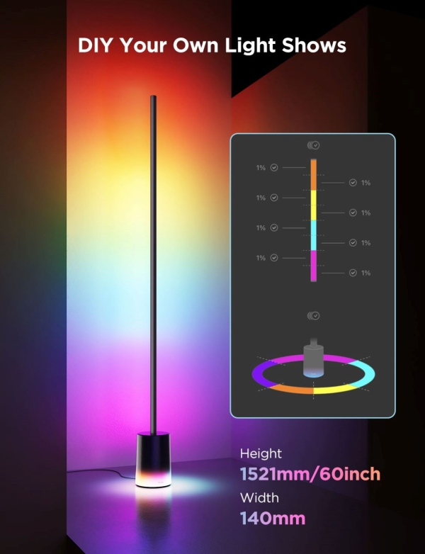 Govee Floor Lamp 2 MATTER RGBICWW Smart lampa
