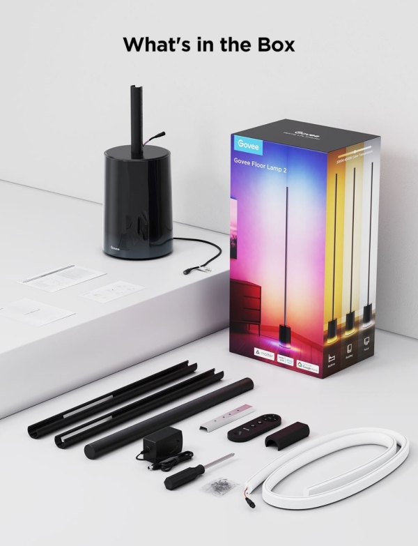 Govee Floor Lamp 2 MATTER RGBICWW Smart lampa