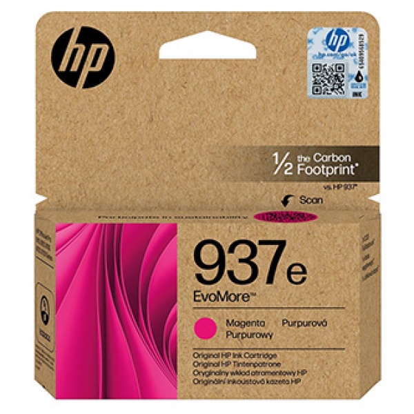 Náplň HP 937e, 4S6W7NE purpurová (1 650 stran)