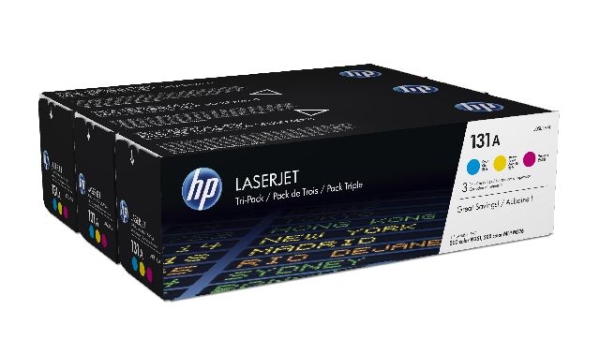 Toner HP 131A, U0SL1AM CMY (3x1800 stran) sada