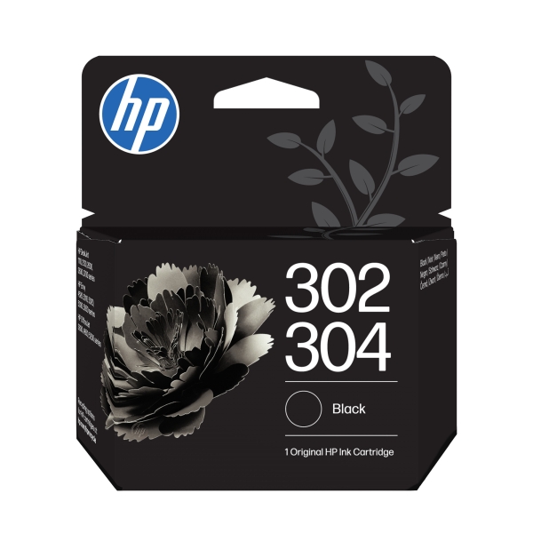 HP originální ink B7RT7AE, HP 302/304, black, 120str.