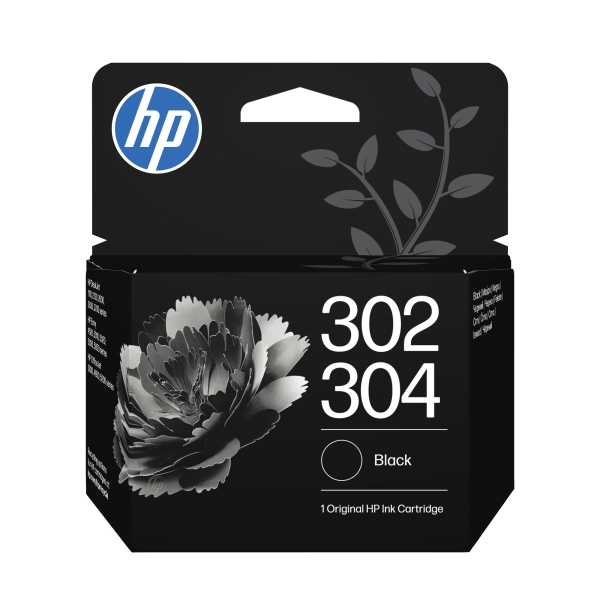 HP originální ink B7RT7AE, HP 302/304, black, 120str.