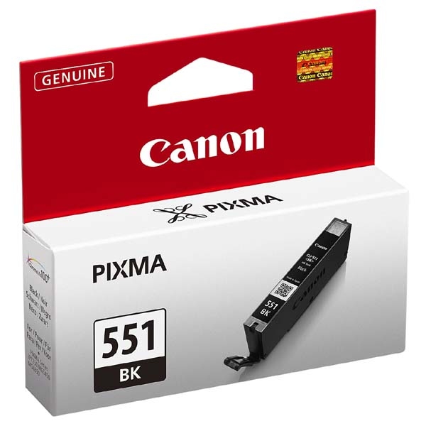 Canon CLI-551BK (6508B001), černá originální náplň pro tiskárny Canon