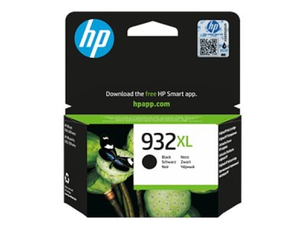 HP 932XL - 22.5 ml - Vysoká výtežnost - cerná - originální - Officejet - inkoustová cartridge - pro Officejet 6100 ePrinter, 6600 H711a, 7110, 7110 Wide Format ePrinter