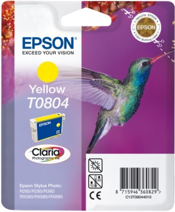 Náplň Epson C13T08044011 žlutá