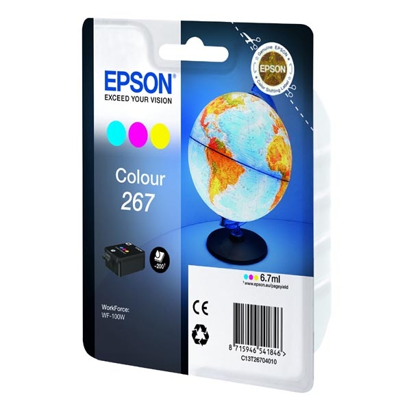 Náplň EPSON 267, C13T26704010, barevná (200 stran)