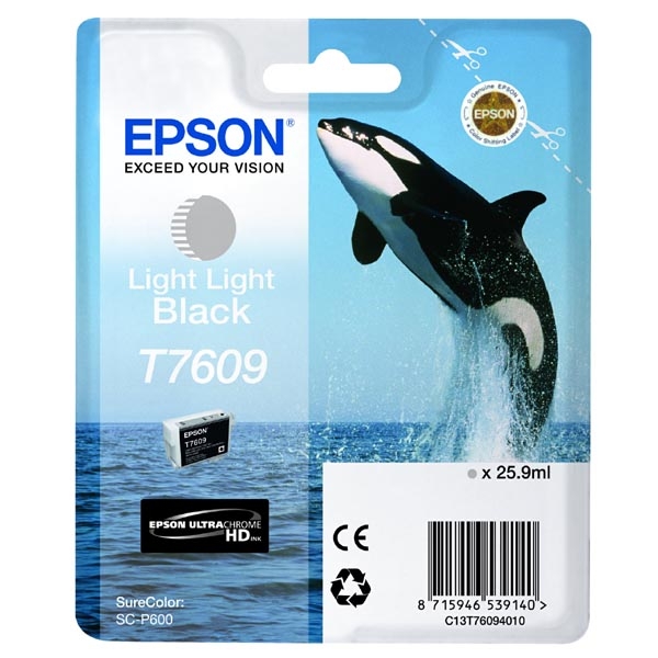 Náplň Epson C13T76094010 světle světle černá blistr