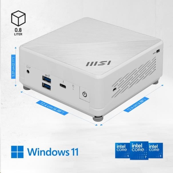 MSI PC Cubi 5 1M-483BEU, Core 5 120U, 16GB, N/A, N/A, No OS, White