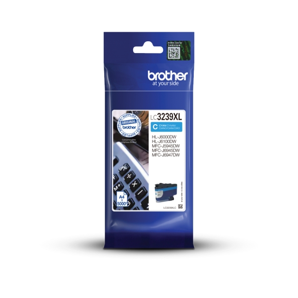 Náplň Brother LC-3239XLC azurová