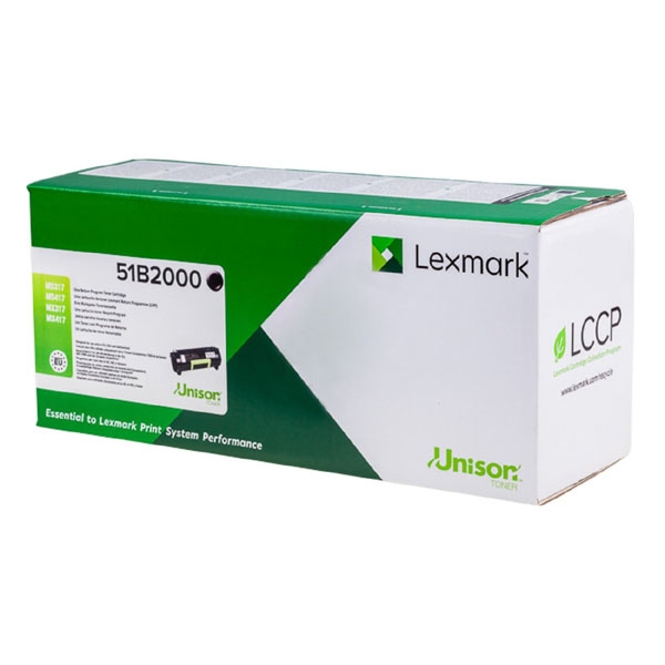Toner Lexmark 51B2000 černý