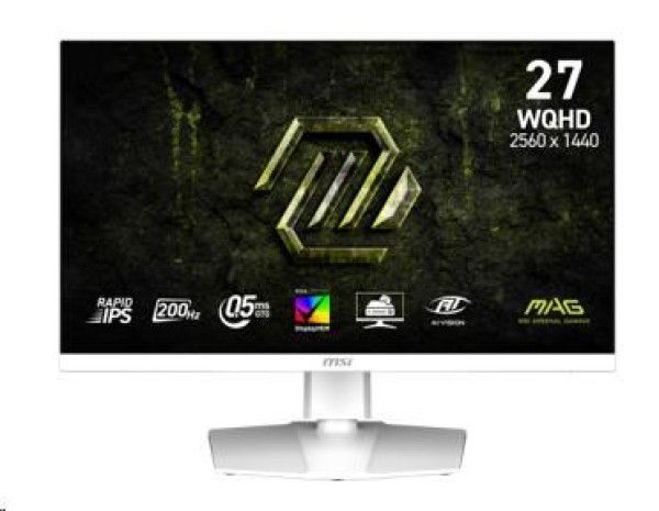 MSI LCD MAG 274QRFW E20, 27", 2560x1440, Rapid IPS, 0,5 ms, VESA 100x100, White