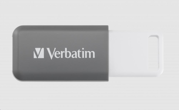 VERBATIM Flash Disk 128GB DataBar USB 2.0 Drive, šedá