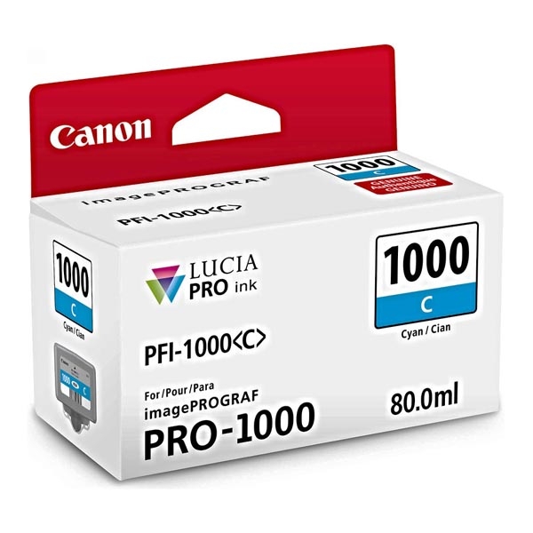 Náplň Canon PFI-1000C azurová