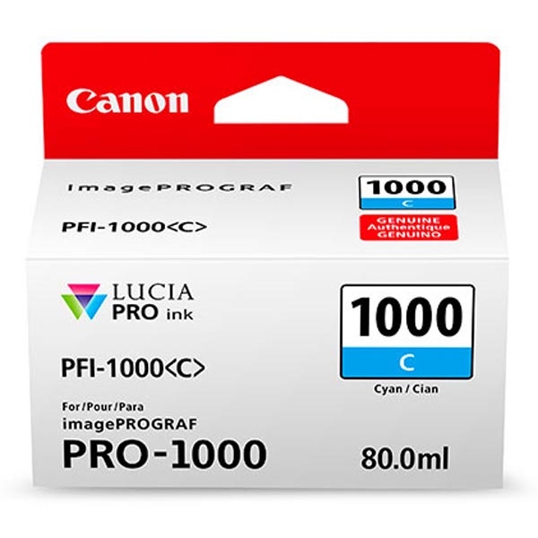 Náplň Canon PFI-1000C azurová