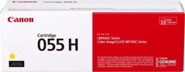 Toner Canon CRG 055HY 3017C002 žlutý