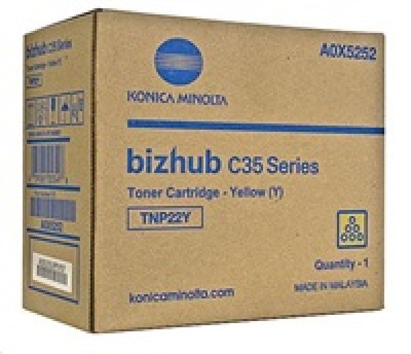Toner Konica Minolta TNP-22Y, žlutá, 6000str.