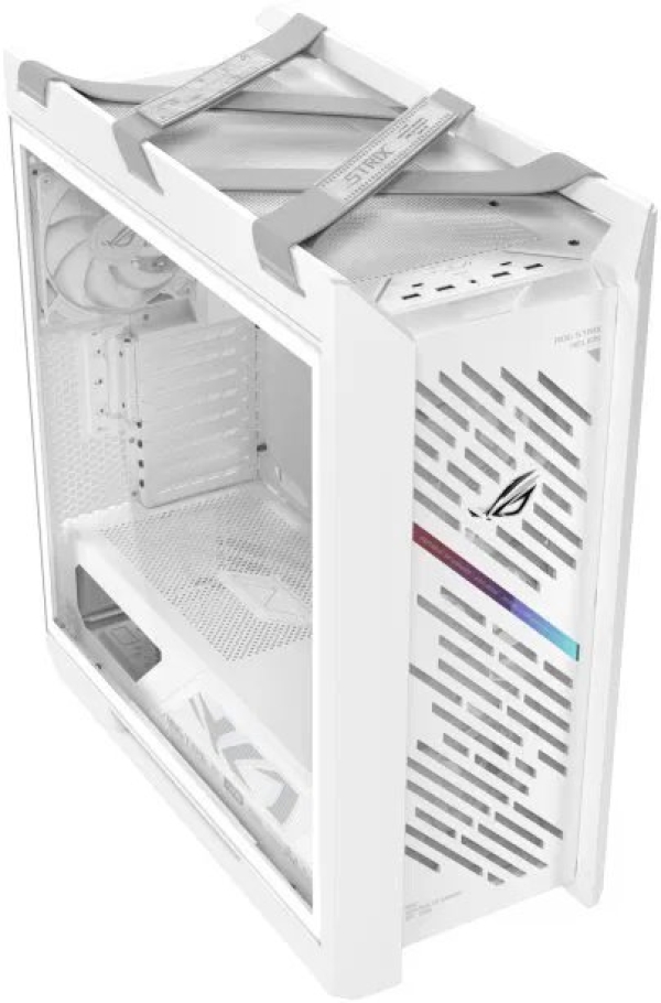 ASUS Case ROG Strix Helios II GX601S, E-ATX, Průhledná bočnice, 4x 140mm Fan, bílá