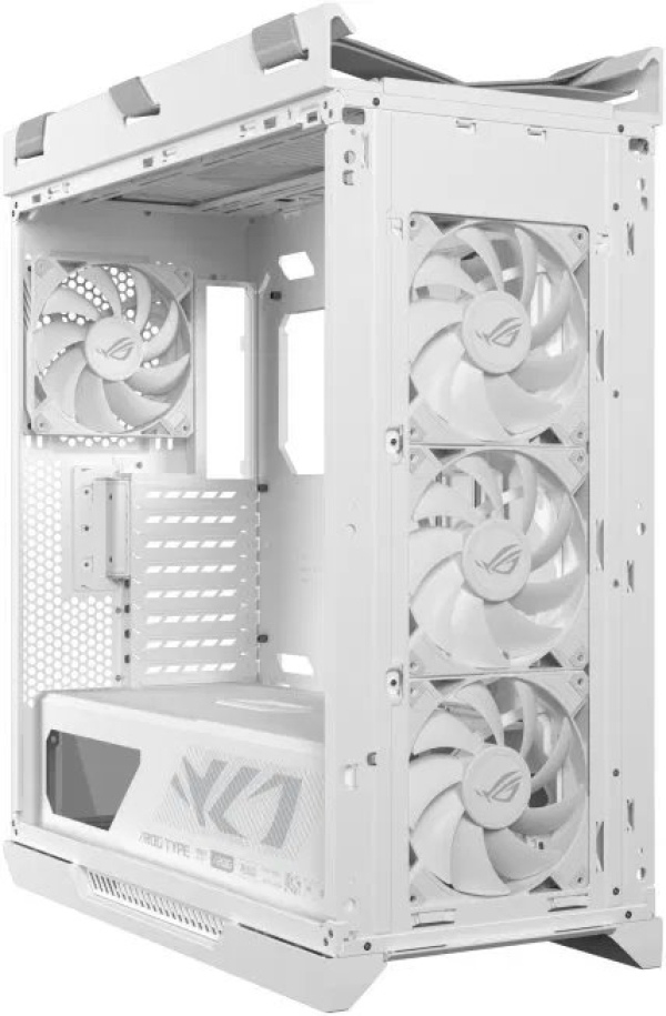 ASUS Case ROG Strix Helios II GX601S, E-ATX, Průhledná bočnice, 4x 140mm Fan, bílá