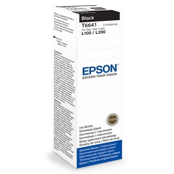 Epson C13T66414A, černá originální barva do tiskárny Epson