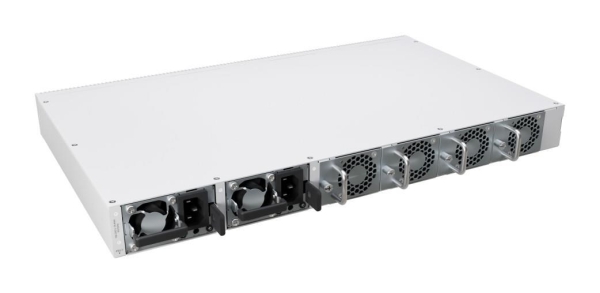 MikroTik CRS812-8DS-2DQ-2DDQ-RM 2x 400G QSFP-DD, 2x 200G QSFP56, 8x 50G SFP56, 2x 10GE Cloud Router Switch
