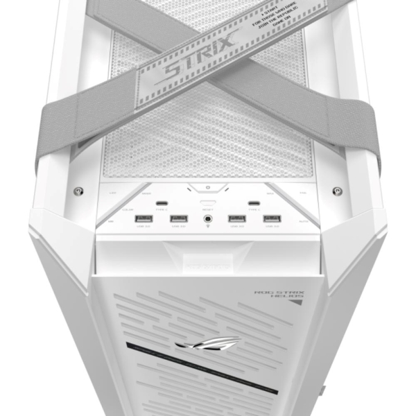 ASUS Case ROG Strix Helios II GX601S, E-ATX, Průhledná bočnice, 4x 140mm Fan, bílá