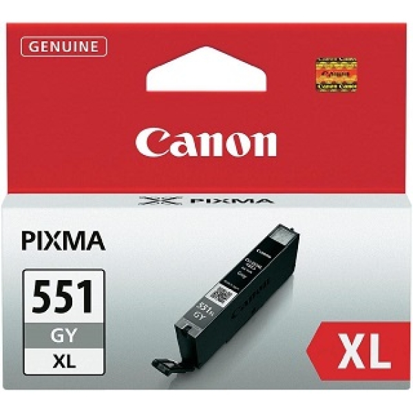 Canon CLI-551XL GY (6447B001), šedá originální náplň pro tiskárny Canon