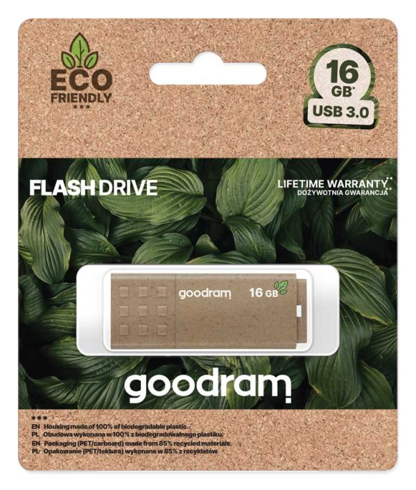 GOODRAM Flash Disk 16GB UME3, USB 3.0, ECO FRIENDLY