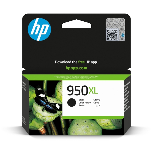 HP 950XL (CN045AE), černá originální barva do tiskárny HP
